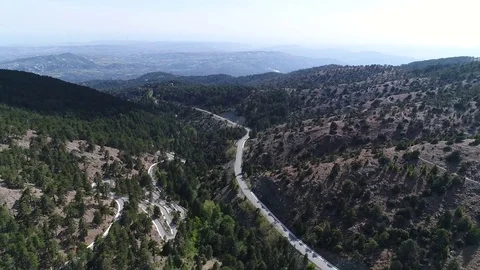 Road between the valleys Stock Footage 78561079