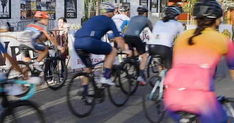 Road Bicycle Tour Stock-Footage 118350871