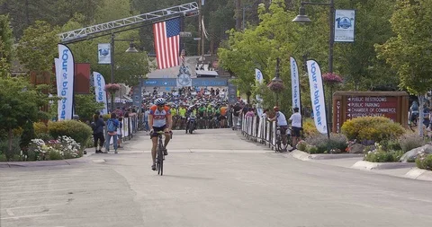 Road Bicycle Tour Stock Footage 118950929