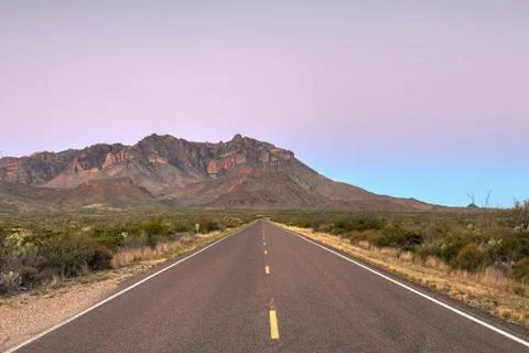 Road in Big Bend Stock Photos