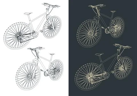 Road bike Stock Illustration