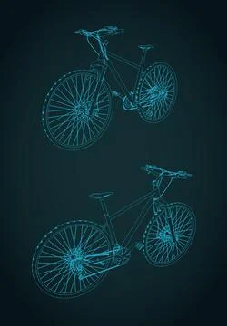Road bike illustrations Stock Illustration