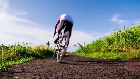 ROAD BIKER IN BALI 스톡 동영상 75267485