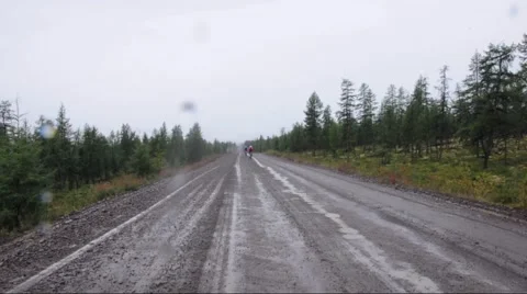 Road of Bones Siberia Stock Footage 46521408