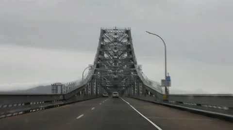 Road to the bridge Stock Footage 11142638