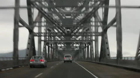 Road to the bridge Stock Footage 11142646