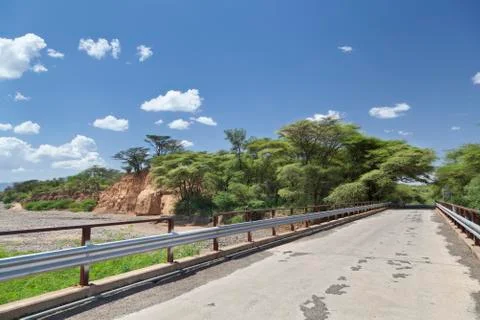 Road bridge in Kenya Stock Photos