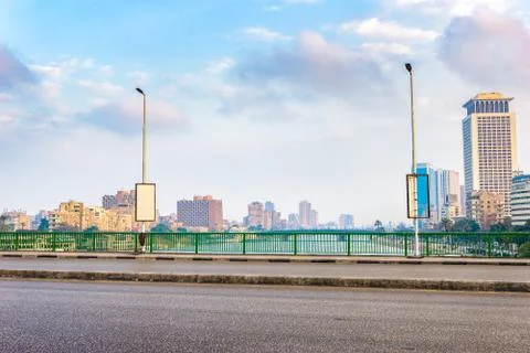 Road on bridge Stock Photos