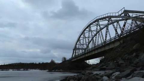 Road bridge. Time-Lapse 動画素材 194049735