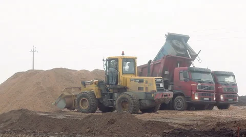 Road build construction Stock Footage 47700960