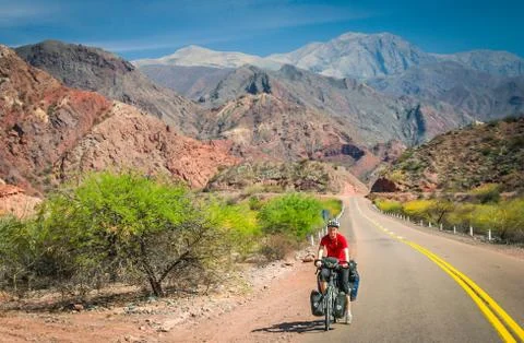 On the road to Cafayate Stock Photos