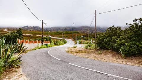 A road to Cape Rock Stock Photos
