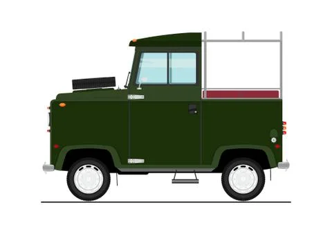 Off-road car. Stock Illustration