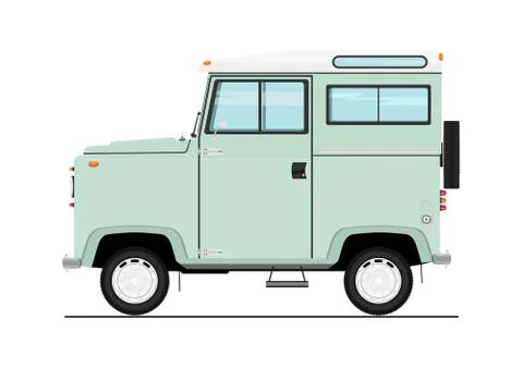 Off-road car. Stock Illustration