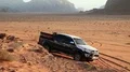 Off-road car in Wadi Rum desert, Hashemite Kingdom of Jordan HD Footage