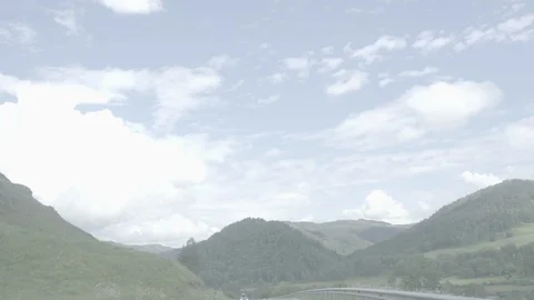 Road from car window Stock Footage 93611502