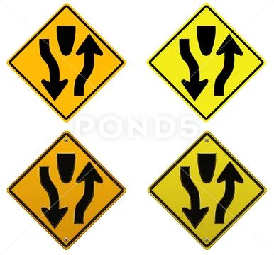 Road Caution PSD Template