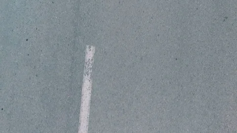 Road changing perspective Stock Footage 73464137