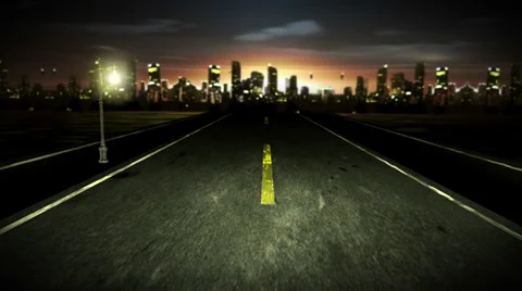 Road in city 2 Stock Footage 33867500