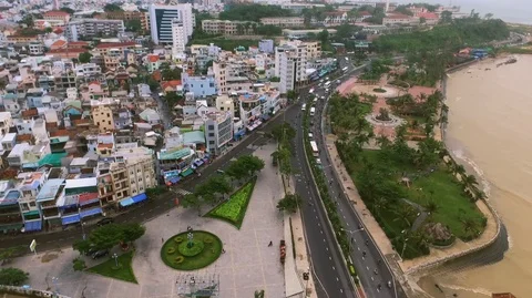 Road in the city Stock Footage 86679645