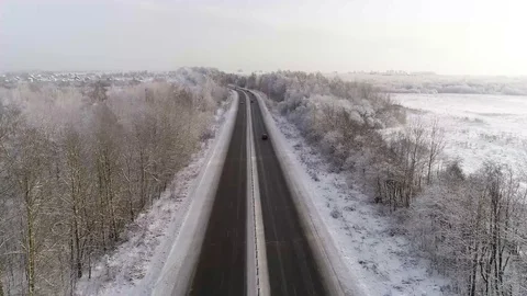 Road to the city Stock Footage 100242364