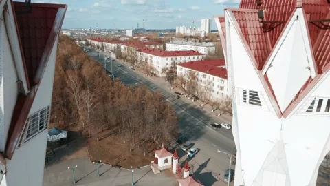 Road in the city Stock Footage 157392314