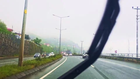 Road in the city Stock Footage 277167972