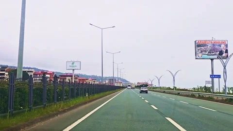 Road in the city Stock Footage 277169194