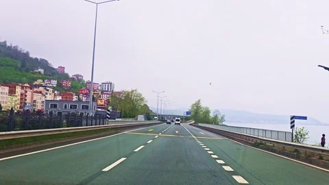 Road in the city Stock Footage 277169549