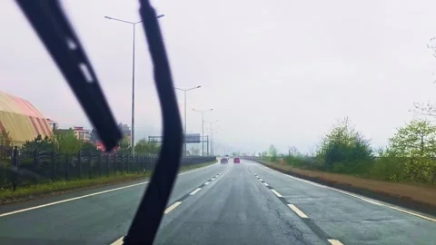 Road in the city Stock Footage 277169665