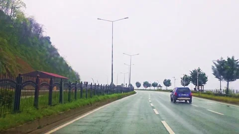 Road in the city Stock Footage 277171140