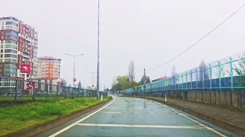 Road in the city Stock Footage 277171450