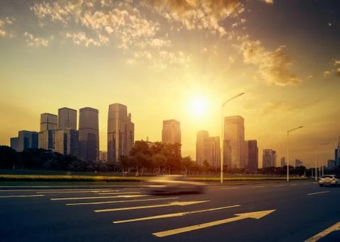 Road city Stock Photos