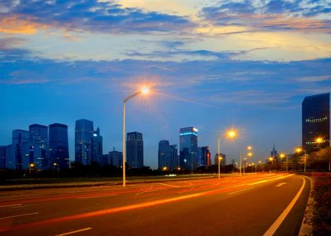 Road city Stock Photos