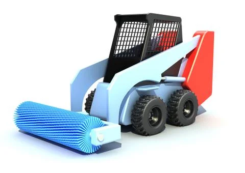 Road cleaner Stock Illustration