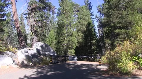 Road closed Video stock 42534402