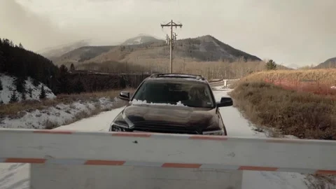 ROAD CLOSED Stock Footage 248339218