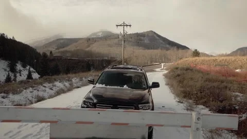 ROAD CLOSED Stock Footage 248339223