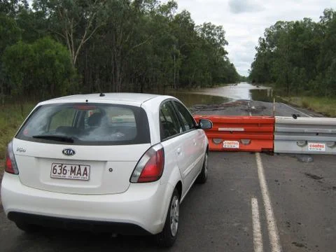 Road Closed Foto stock