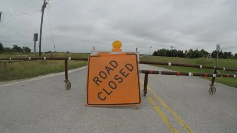 Road closed Stock Photos