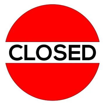 Road closed traffic sign vector illustration Stock Illustration
