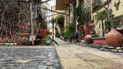 Road Closed With Warning Tape Stock Footage 328002863