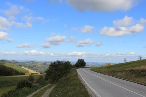 Road to cloud Stock Photos