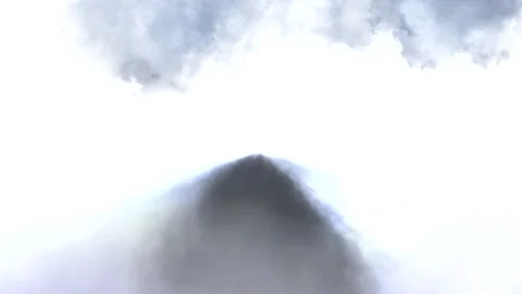 Road to the Clouds. Infinity. Allegory Stock Footage 139745033