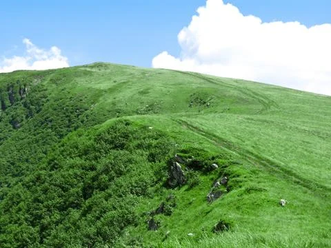 Road to the clouds Stock-Fotos