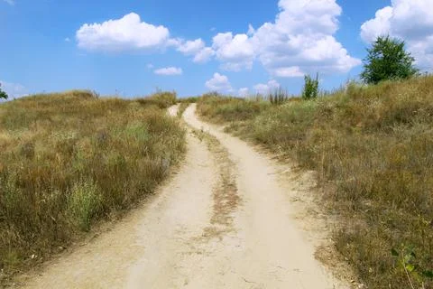 Road to the clouds Stock Photos