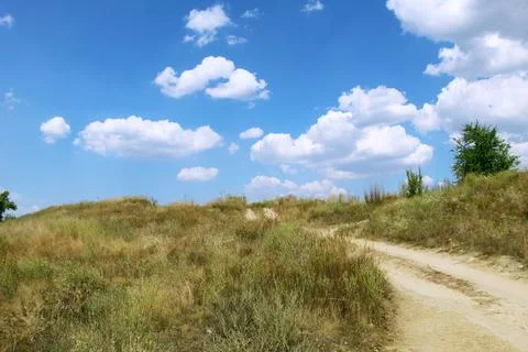 Road to the clouds Stock Photos