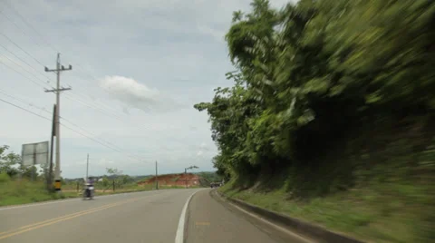 ROAD IN COLOMBIA - FAST Stock Footage 29903595
