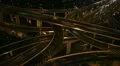 Road Commuter Commute Movement Busy Highway Car Shanghai Evening Night timelapse HD Footage
