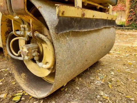 Road Compactor. Stock Photos